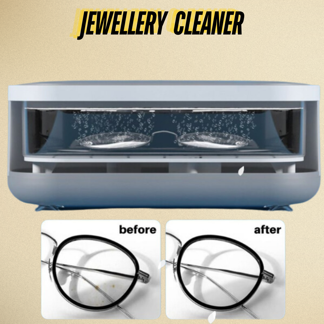 GFIDEL Ultrasonic Cleaner Machine, The ultrasonic all-in one cleaning gadget, Best UV Jewelry Cleaner, Ultrasonic Cleaner for Rings, Glasses, Jewelry, Dentures.