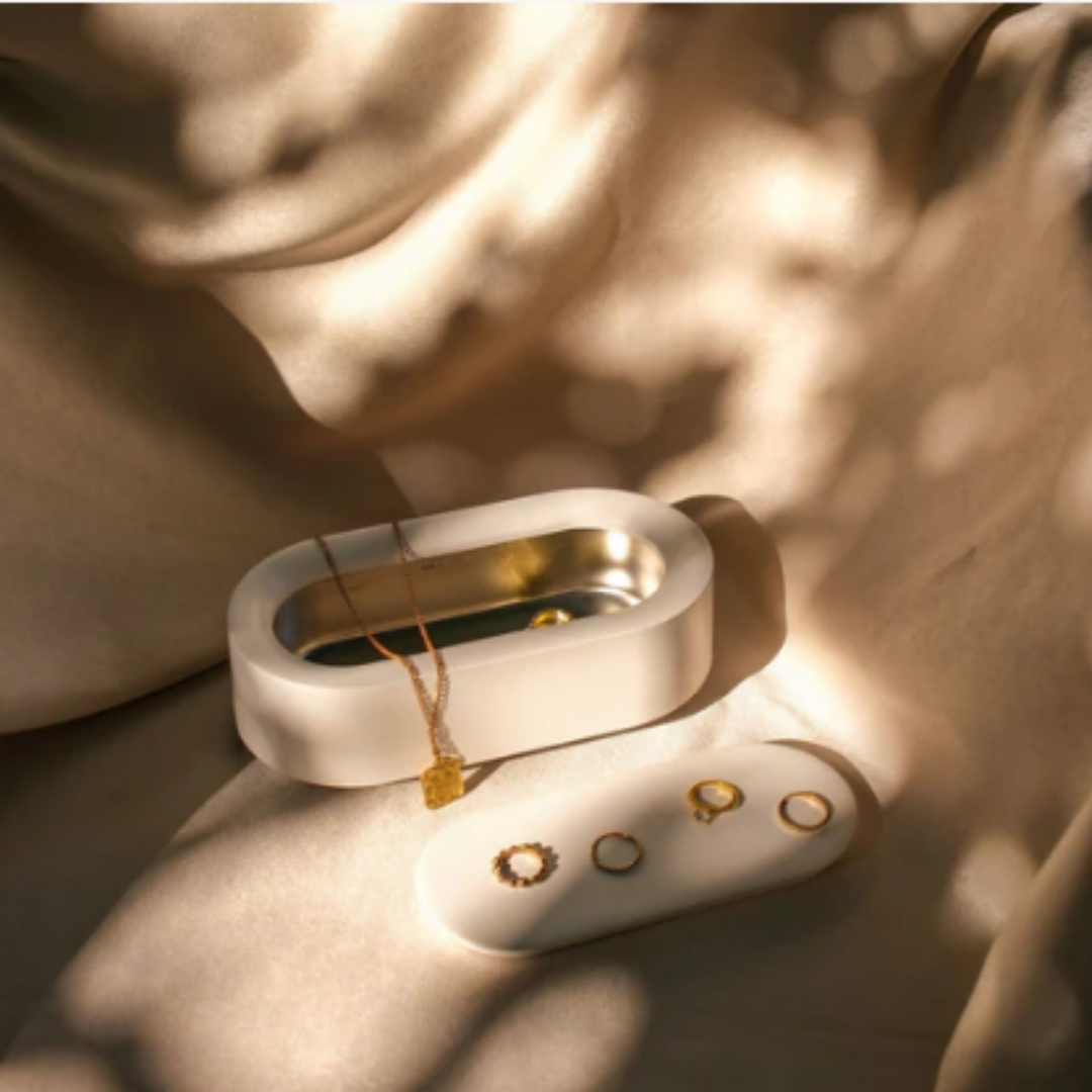 GFIDEL Ultrasonic Cleaner Machine, The ultrasonic all-in one cleaning gadget, Best UV Jewelry Cleaner, Ultrasonic Cleaner for Rings, Glasses, Jewelry, Dentures.