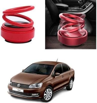 Car Air Freshener Solar Alloy Rotating Pressure Reduction Car Accessories Car Perfume Diffuser