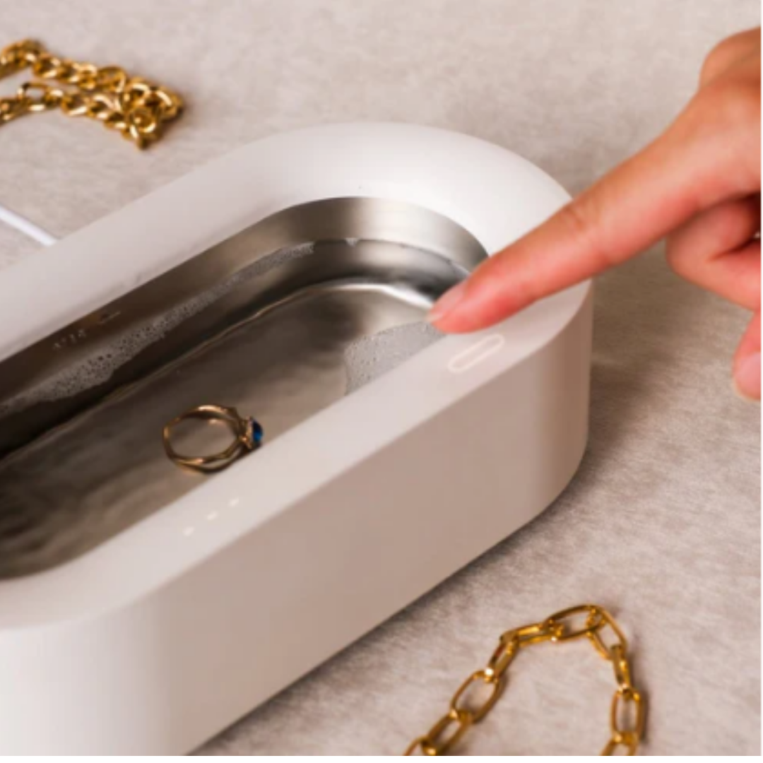 GFIDEL Ultrasonic Cleaner Machine, The ultrasonic all-in one cleaning gadget, Best UV Jewelry Cleaner, Ultrasonic Cleaner for Rings, Glasses, Jewelry, Dentures.