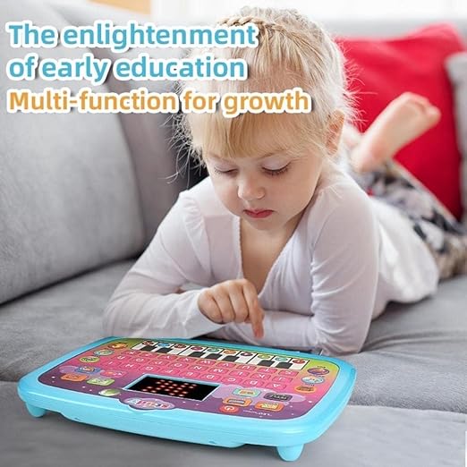 G.FIDEL Educational Kids Laptop with Piano, LED Screen, Music Activities, Learning Tablet for Toddlers 1-6 Years, Multicolor