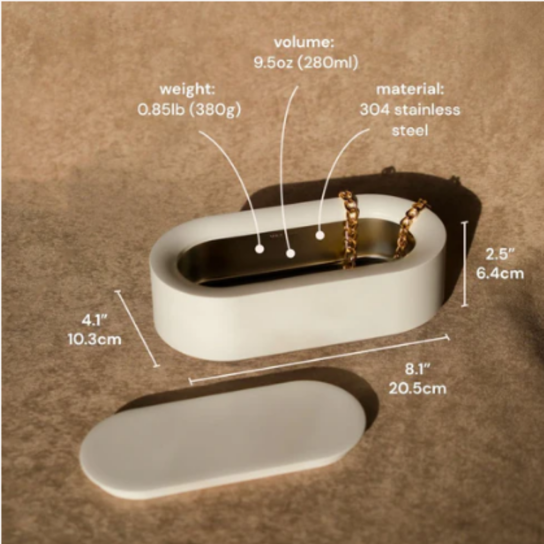 GFIDEL Ultrasonic Cleaner Machine, The ultrasonic all-in one cleaning gadget, Best UV Jewelry Cleaner, Ultrasonic Cleaner for Rings, Glasses, Jewelry, Dentures.