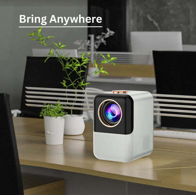 G.fidel Mini HD Smart Projector with Remote | Portable LED Home Theater for Movies, Gaming & Office Use