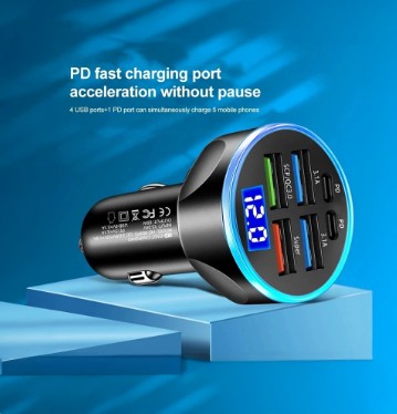 Multi Port Car Charger