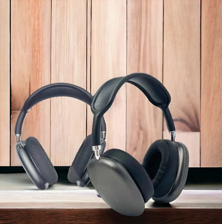 GFIDEL P9 Wireless Headphone Bluetooth Physical Noise Reduction Headset Stereo Sound TWS Earphones for Phone PC Gaming Earpiece Headset ( Random Colour will be Shipped )