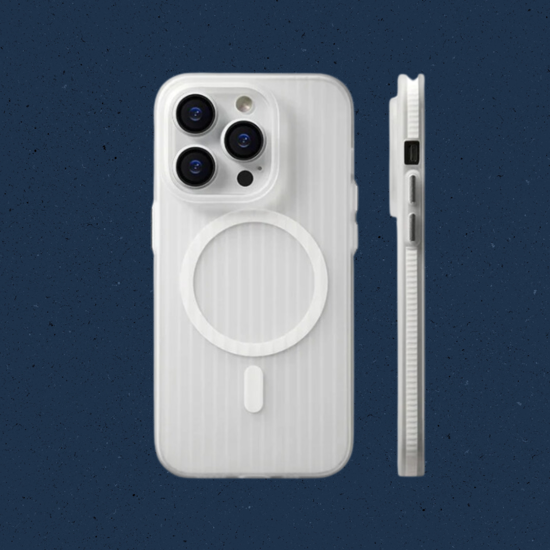 GFIDEL iPhone 15 MagSafe Back with Metal Button iPhone Case.