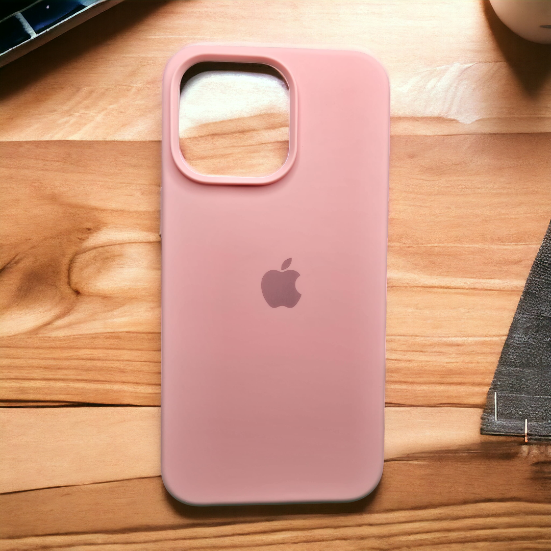 Silicone Back Case/Cover with Full Body Protection for iPhone 15/14/13/12 Series.( Random colour will be shipped )