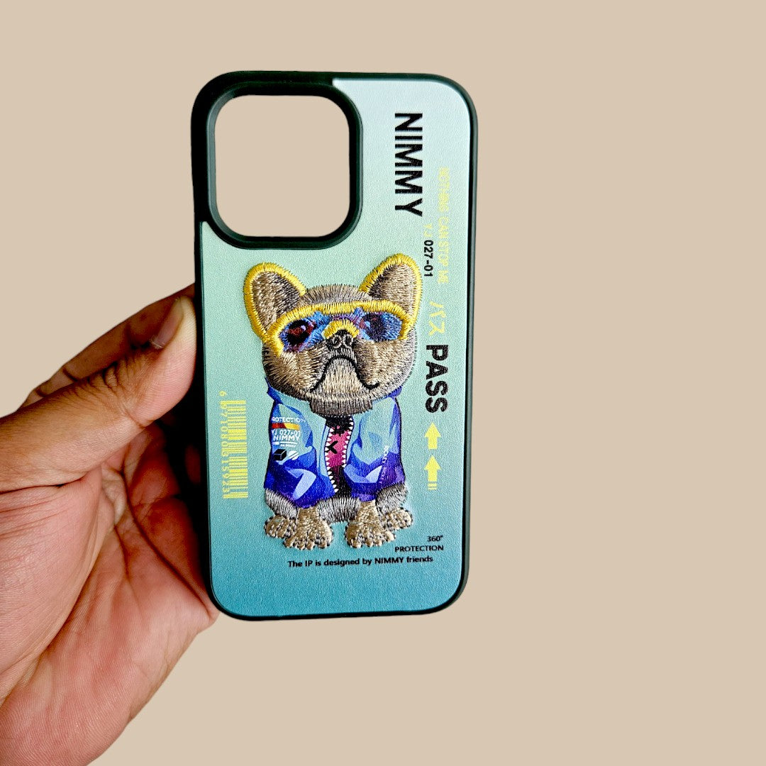 "G.FIDEL iPhone & Samsung S24/S24 Ultra Premium Nimmy Back Cover with Real Chain Design on Back .