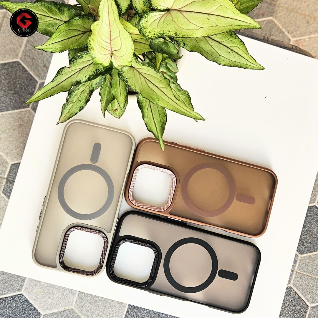 GFIDEL iPhone 16 Transparent Case with Mag Safe Support Back Cover.