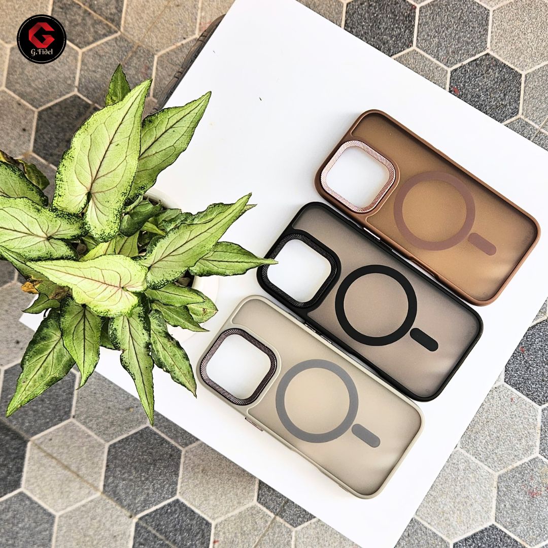 GFIDEL iPhone 16 Transparent Case with Mag Safe Support Back Cover.