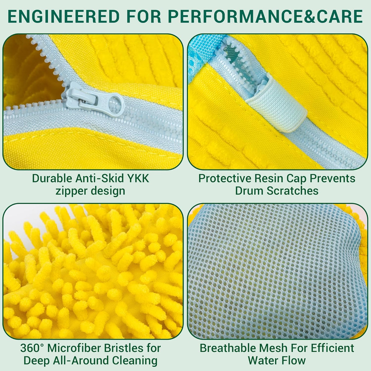 Shoe Washing Machine Bag 360° Deep Shoe Cleaning Bag