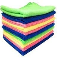 G.FIDEL 4 PC Microfibre 340 GSM Car Cleaning Towel ( multicolour)