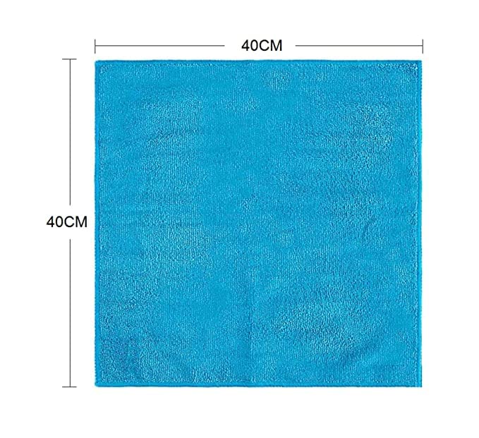 G.FIDEL 4 PC Microfibre 340 GSM Car Cleaning Towel ( multicolour)
