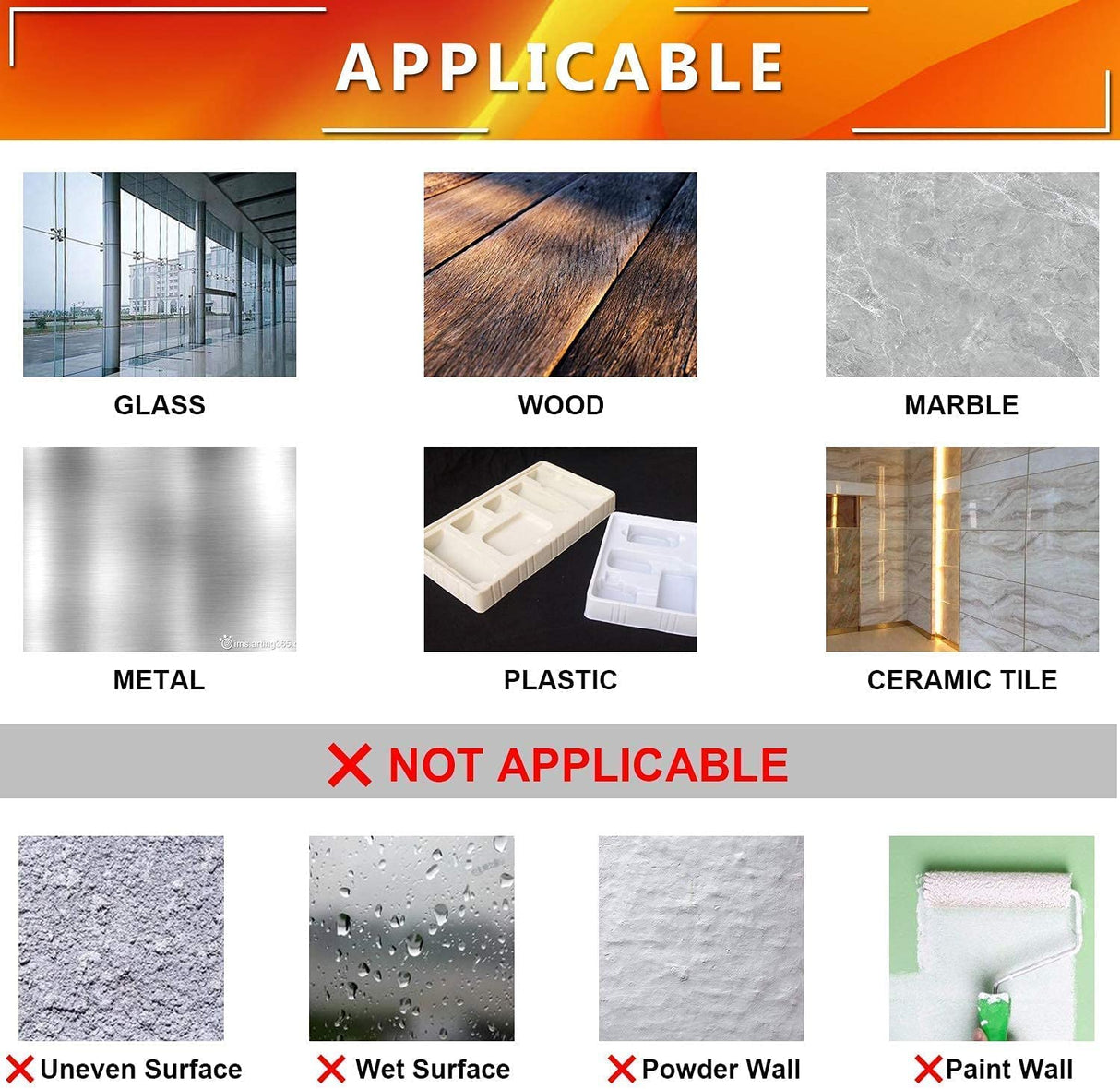 Double Sided Tape, Heavy Duty Self Adhesive Tape, Two Side Sticky Pads Strong Wall Adhesive Strips