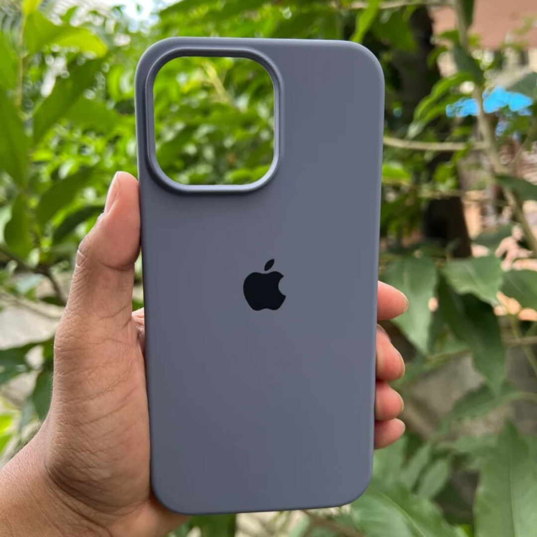 Silicone Back Case/Cover with Full Body Protection for iPhone 15/14/13/12 Series.( Random colour will be shipped )