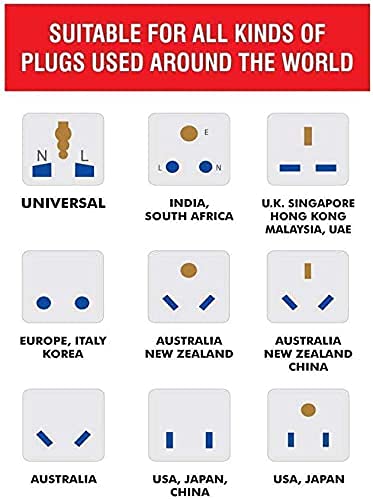 G.FIDEL 3 Way Socket Plug Adapter