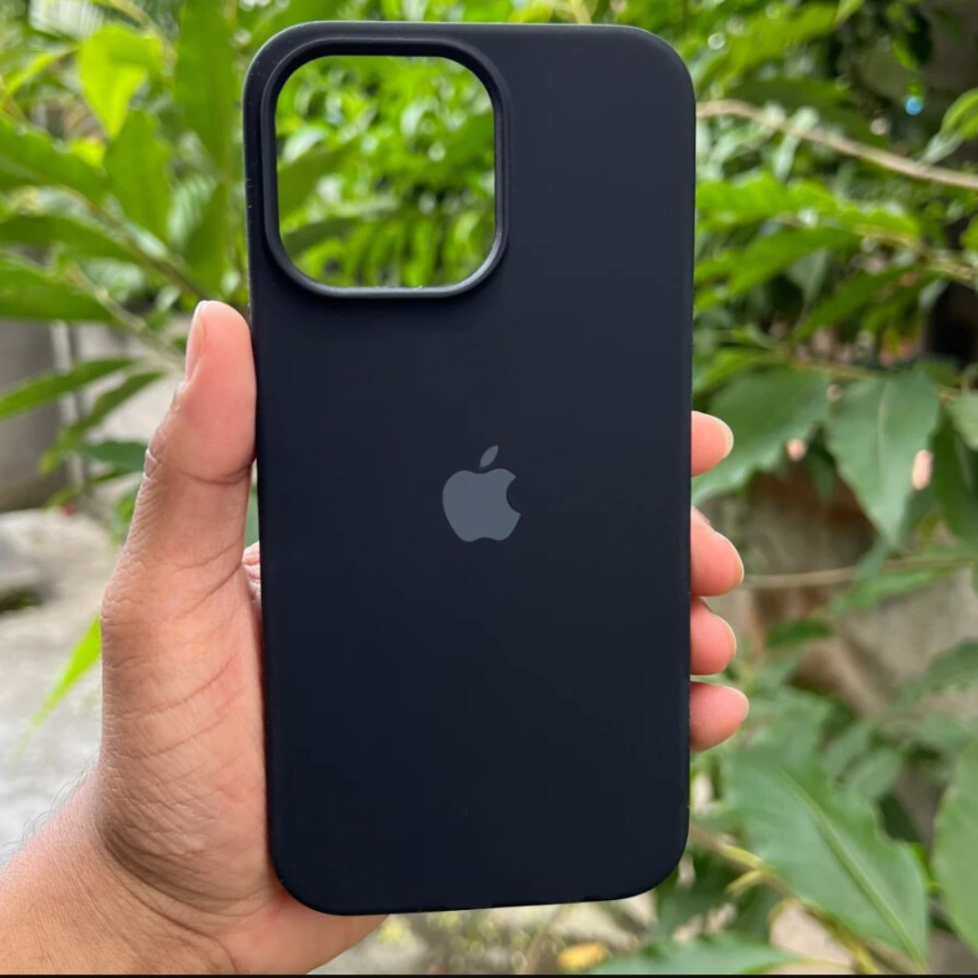 Silicone Back Case/Cover with Full Body Protection for iPhone 15/14/13/12 Series.( Random colour will be shipped )