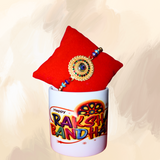 🎁 GFIDEL Rakhi Gift Set: Personalized Mug & Rakhi Combo 🌟 Perfect for Brothers & Sisters!