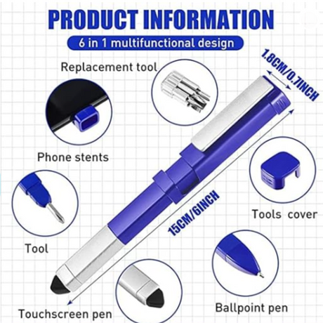 GFIDEL Multifunction Stylus Pen Shape Phone Holder with Screwdriver Sets.