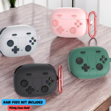 GFIDEL Compatible Airpods pro 2nd Generation Case Cover, Available in 3 designs- Retro camera,Game pad, Cassette Tape Keychain Shockproof Soft Silicone Protective Case for Airpod Pro 2nd Gen Case.( Random colour will be shipped)