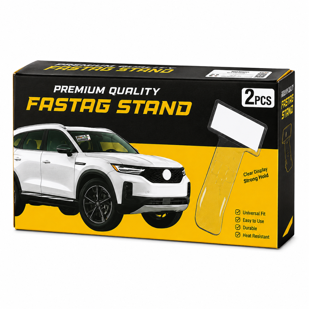 Transparent Windscreen Fastag Holder