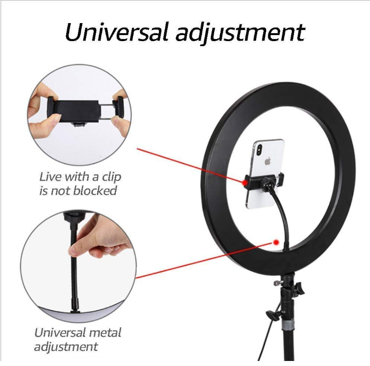 GFIDEL 22 inch (55.88 cm) Professional LED Ring Light Three-Position Shooting- 65W Dimmable Lighting for Vlog, Makeup, YouTube, Camera, Photo, Video,3200K-6500K | BluetoothT Remote