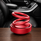 Car Air Freshener Solar Alloy Rotating Pressure Reduction Car Accessories Car Perfume Diffuser