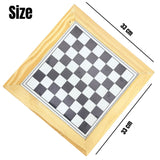 Chess and Ludo 2 in 1 Board Wooden Set For Kids and Adults