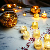 LED Candle Lights: Bright Warm Light for Party, Birthday and Festive Seasons (Pack of 6)