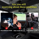 Car Air Freshener Solar Alloy Rotating Pressure Reduction Car Accessories Car Perfume Diffuser