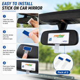 Transparent Windscreen Fastag Holder