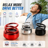 Car Air Freshener Solar Alloy Rotating Pressure Reduction Car Accessories Car Perfume Diffuser