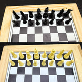 Chess and Ludo 2 in 1 Board Wooden Set For Kids and Adults