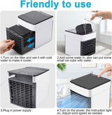 G.FIDEL Air Cooler Fan Arctic Mini Portable Air Cooler Mini Air Conditioner Humidifier Air Cooler Fan Arctic USB Air Cooler