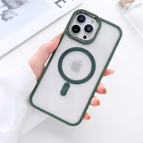 GFIDEL Luxury Electroplated Magnetic For Magsafe Clear Phone Case For Iphones16/pro/promax.