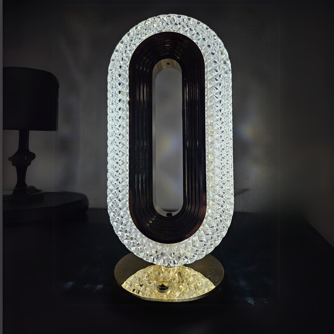 GFIDEL Crystal Table Lamp Touch Control 3 Way Dimmable Light USB Rechargeable Exquisite Night Stand Beside LED Adjustable Romantic Diamond Atmosphere Light for Bedroom Living Room Gold