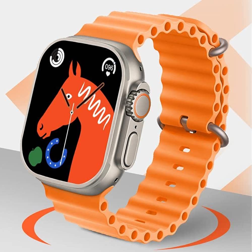 T800 Ultra Smart Watch with Bt Calling Wireless Charge Fitness Smartwatch  Analog-Digital Watch – For Men & Women IIK-SW1-Orange-Ultra8-002 – Home  Life Traders