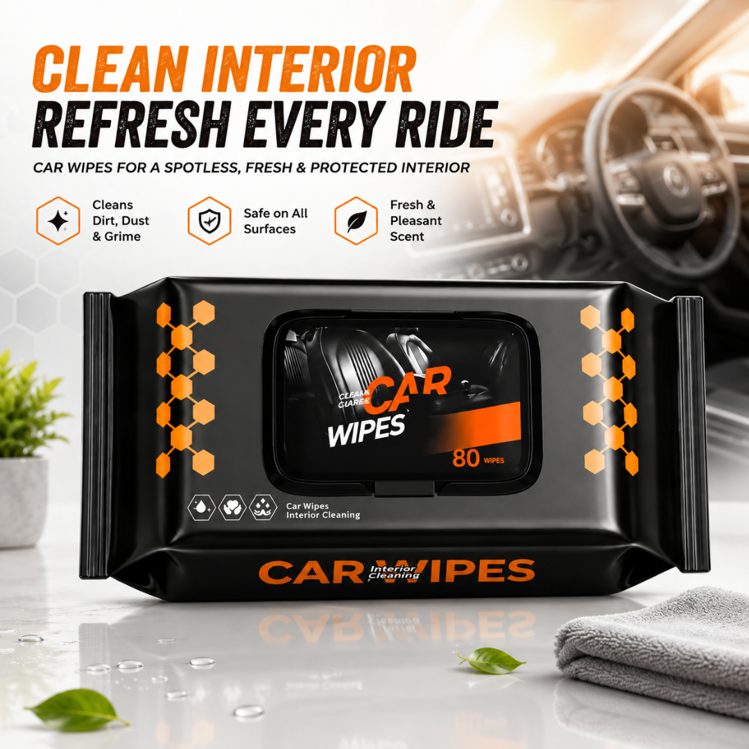 Car Cleaning Wipes 80 Pcs Wet Tissue Paper for Car Washing Car Cleaning Accessories Full Interior