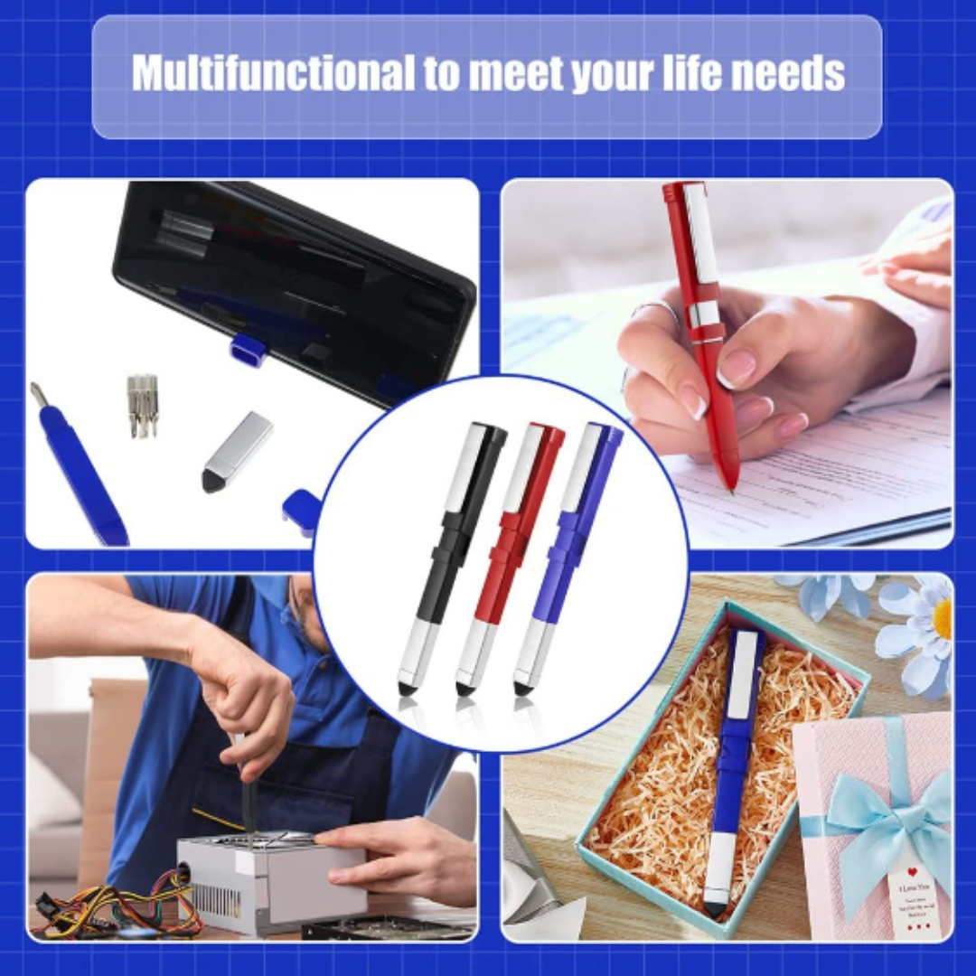 GFIDEL Multifunction Stylus Pen Shape Phone Holder with Screwdriver Sets.