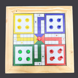 Chess and Ludo 2 in 1 Board Wooden Set For Kids and Adults