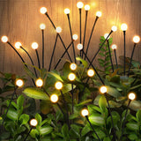 GFIDEL Solar-Powered Firefly Lights Outdoor Waterproof Garden Decorative Lights {Pack of 2}