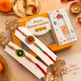 2 Pcs Rakhi (Sweet + Tika)