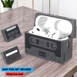 GFIDEL Compatible Airpods pro 2nd Generation Case Cover, Available in 3 designs- Retro camera,Game pad, Cassette Tape Keychain Shockproof Soft Silicone Protective Case for Airpod Pro 2nd Gen Case.( Random colour will be shipped)