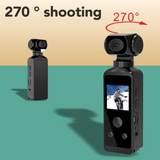 GFIDEL 4K HD Pocket Camera, 270° Rotatable