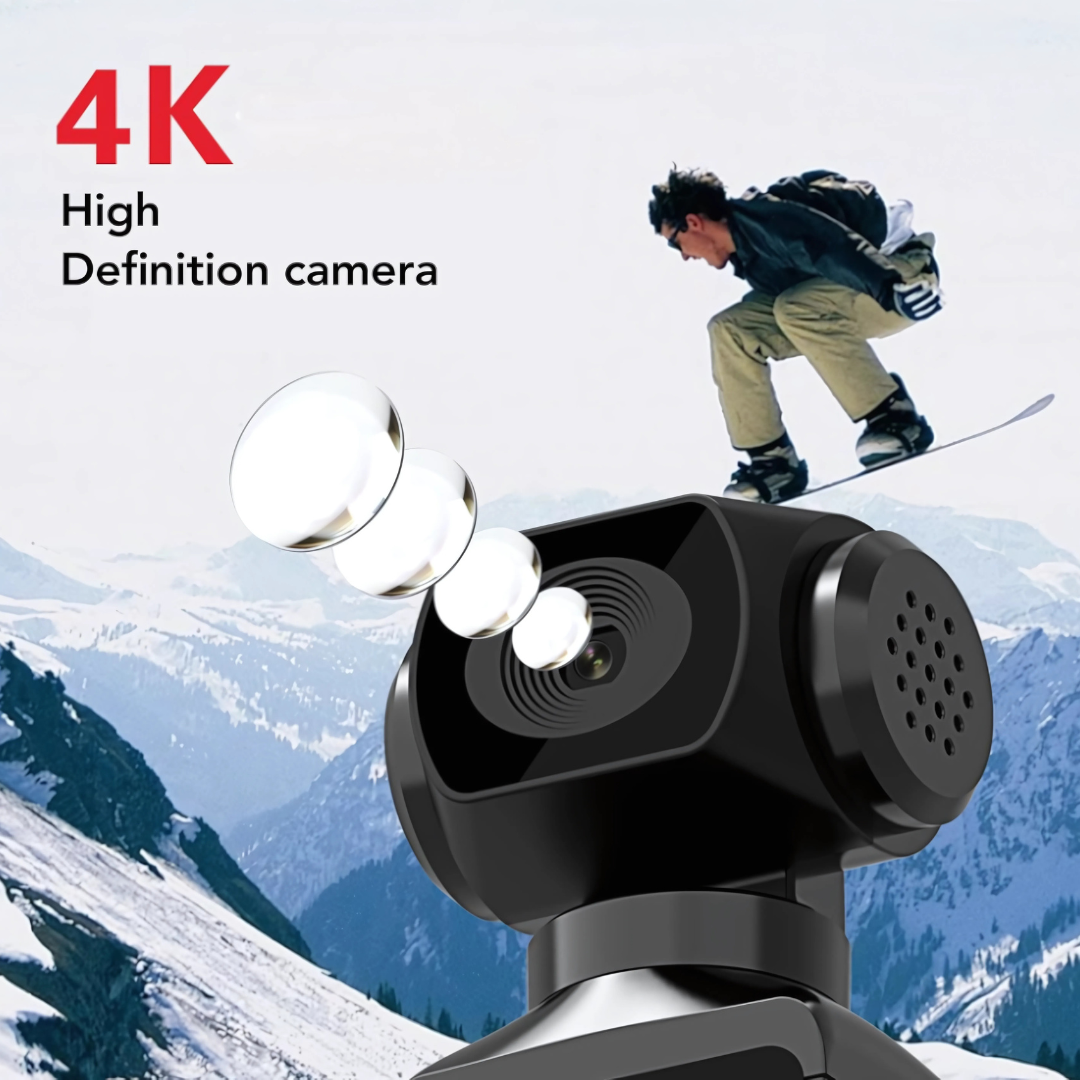 GFIDEL 4K HD Pocket Camera, 270° Rotatable