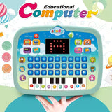 G.FIDEL Educational Kids Laptop with Piano, LED Screen, Music Activities, Learning Tablet for Toddlers 1-6 Years, Multicolor