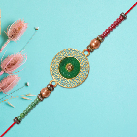 Flower design rakhi