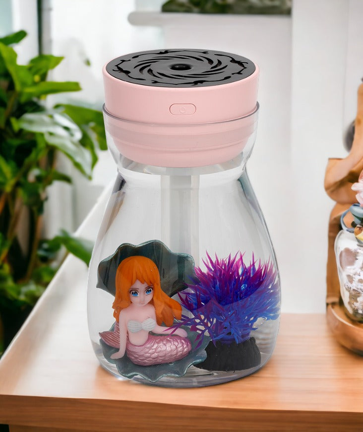 GFIDEL- Mini Mermaid Air Humidifier for your living space (Without essential oil diffuser)