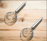 GFIDEL® Danish Whisk Bread Mixing Tool Baking Pastry Blender for Cake Pastry Dessert. Pack of 2