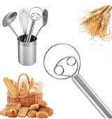 GFIDEL® Danish Whisk Bread Mixing Tool Baking Pastry Blender for Cake Pastry Dessert. Pack of 2